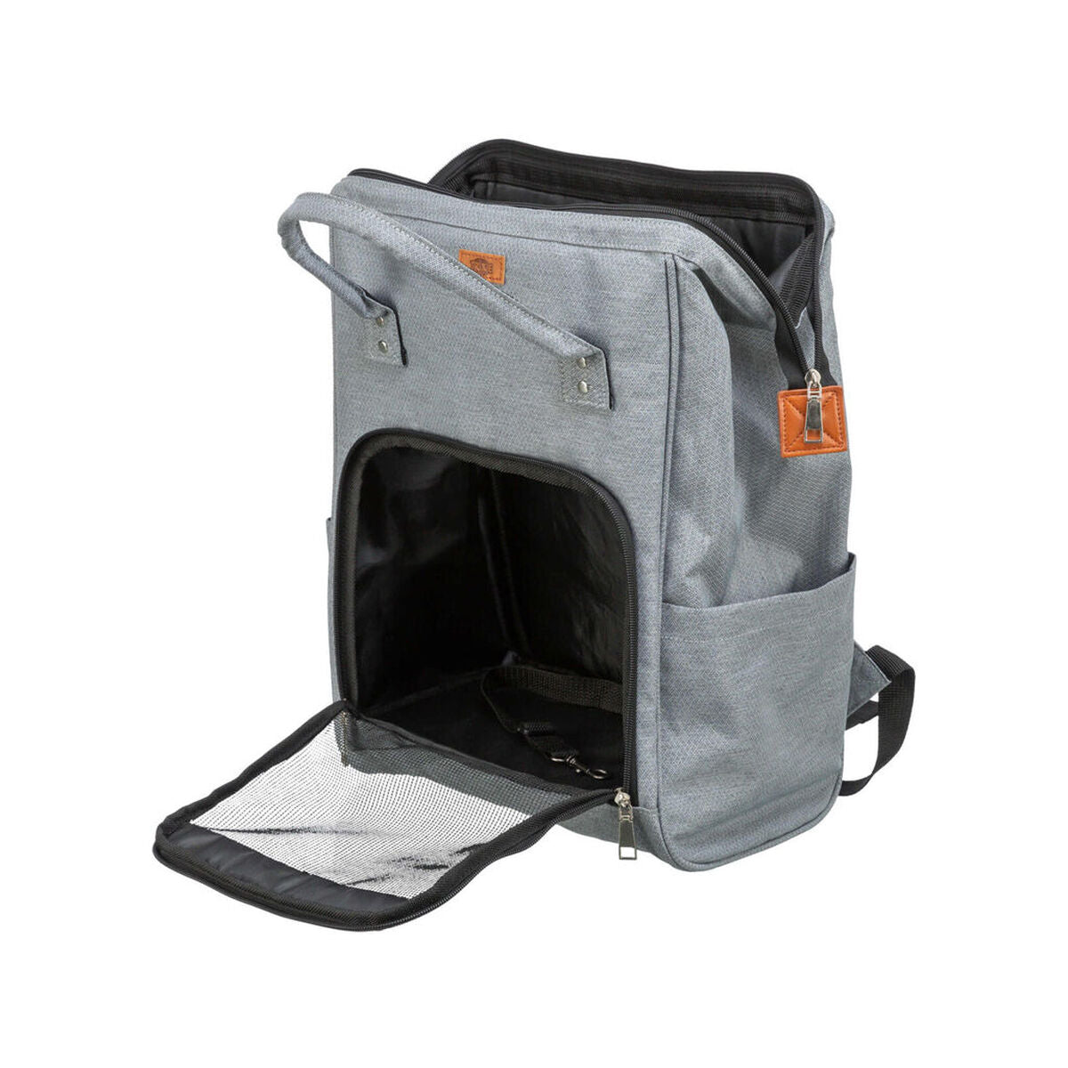 Pet Backpack Trixie Grey