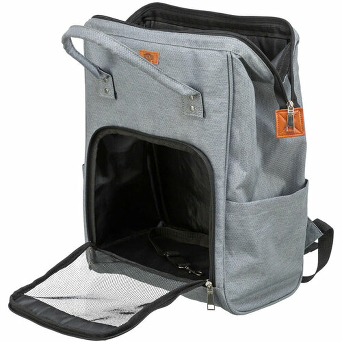 Pet Backpack Trixie Grey
