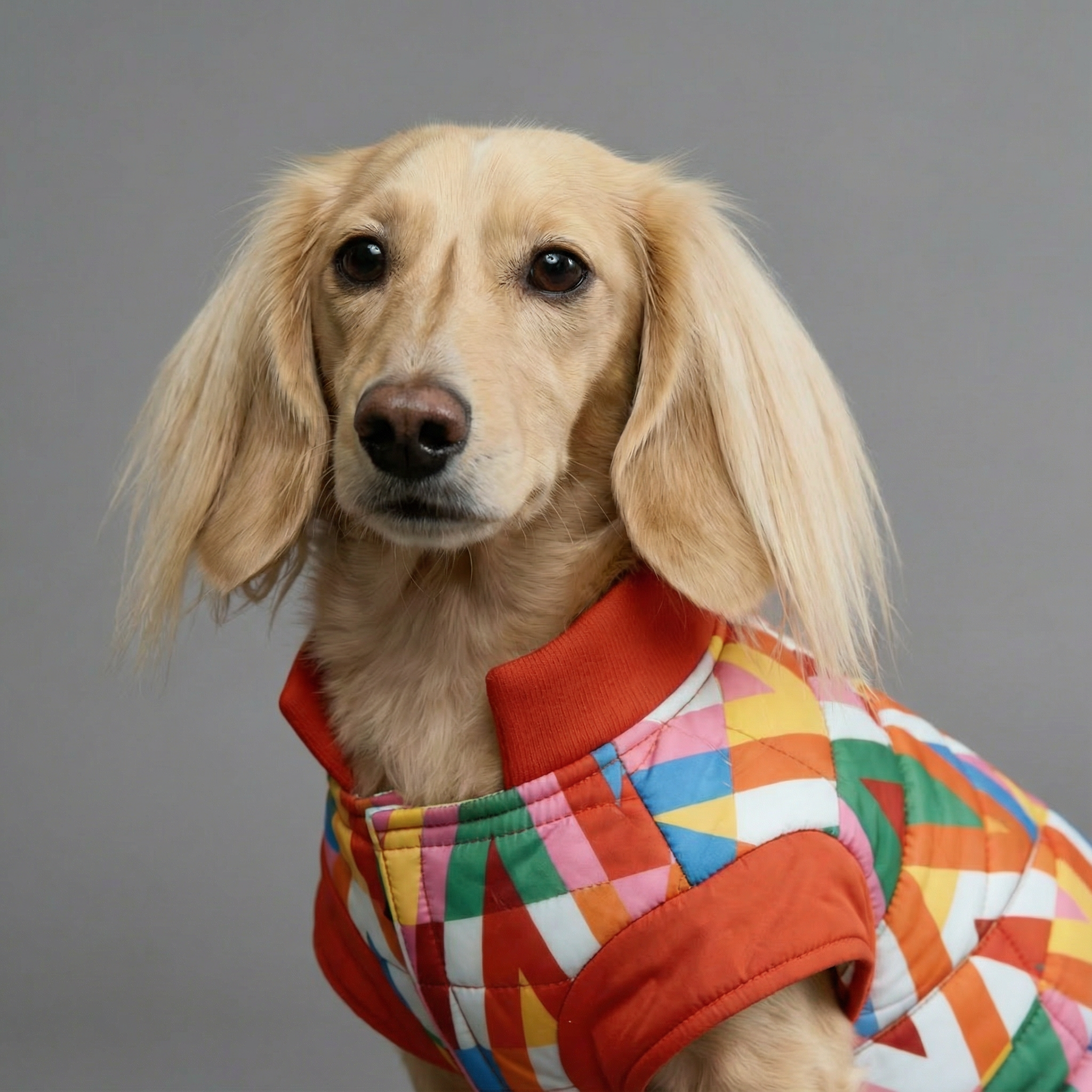 Color Splash Wasserdichte Pufferjacke-3