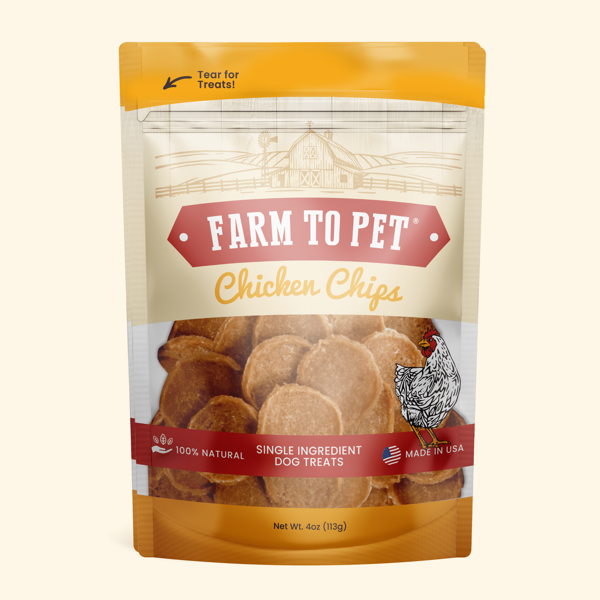 Chicken Chips for Dogs | All-Natural Single-Ingredient Dog Treats-0