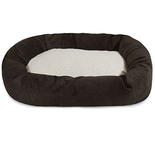 Villa Sherpa Donut Pet Bed 25" - Storm Grey