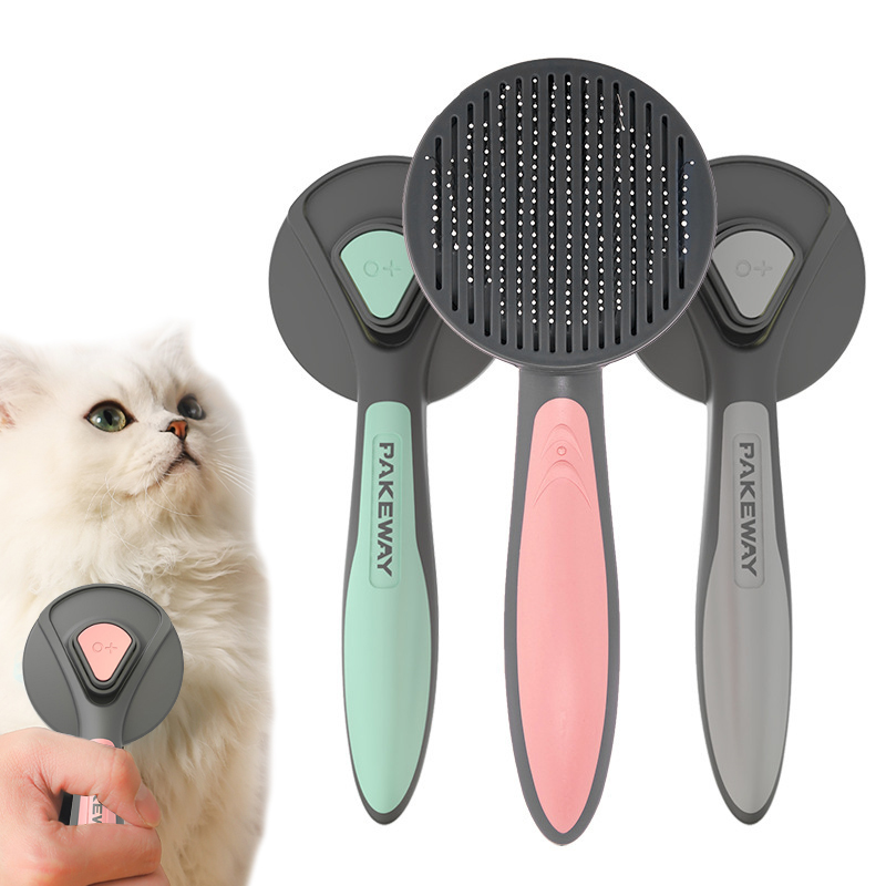 Self-Cleaning Pet Grooming Brush – The Ultimate Deshedding Tool for Cats &amp; Dogs