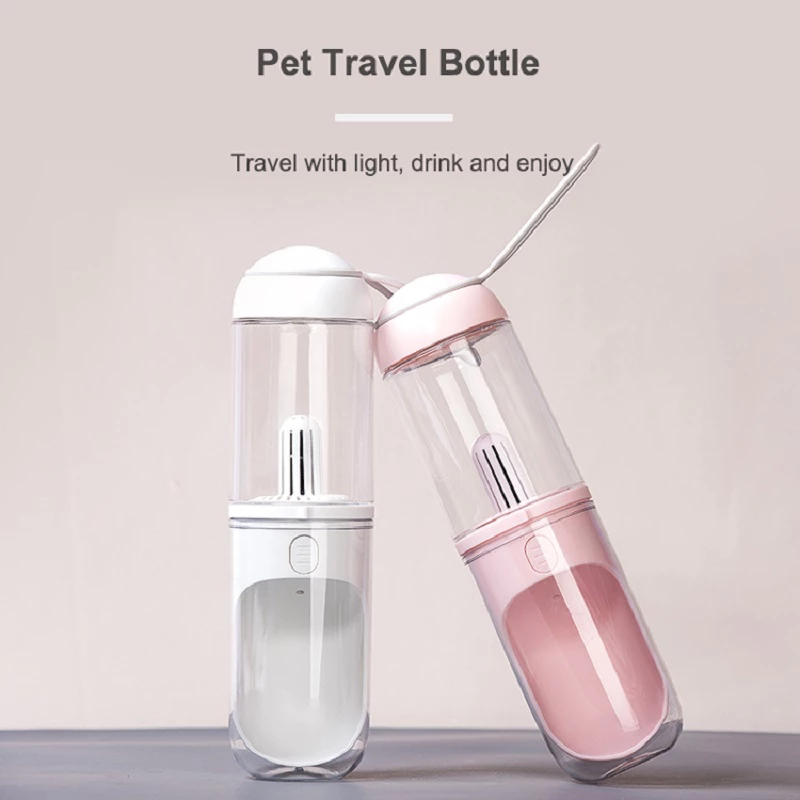 Outdoor Travel Pet Water Dispenser Pet Dog Cat Water Bottle 