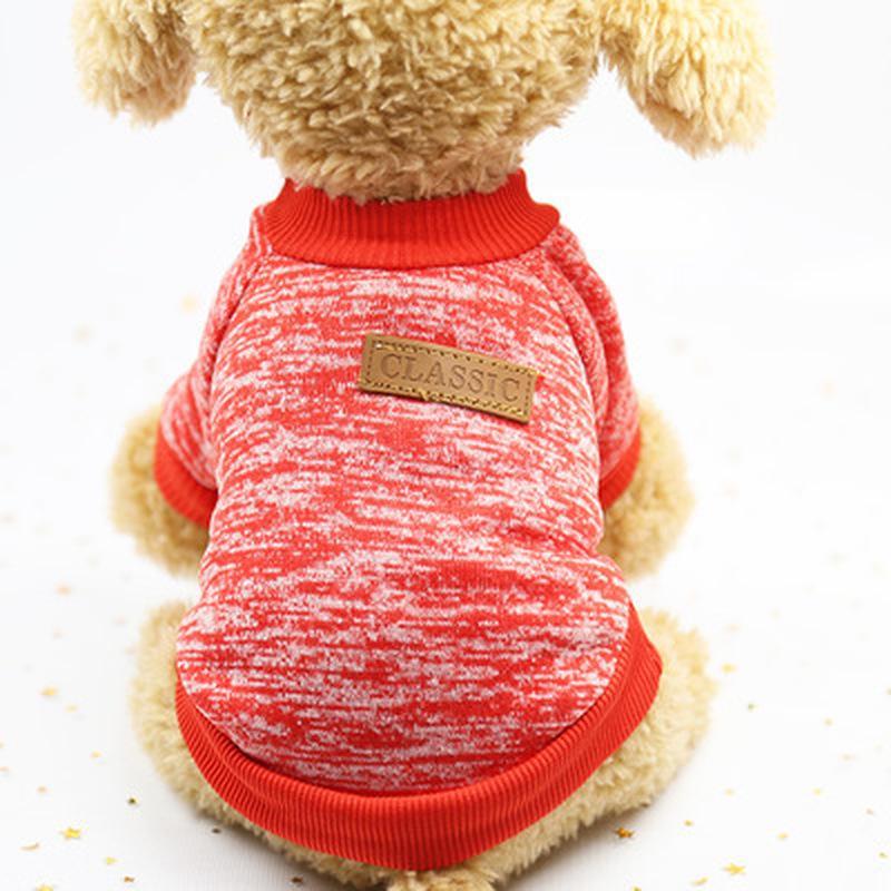 Classic Winter Warm Dog Clothes Puppy Pet Cat Jacket Coat Fashion Soft