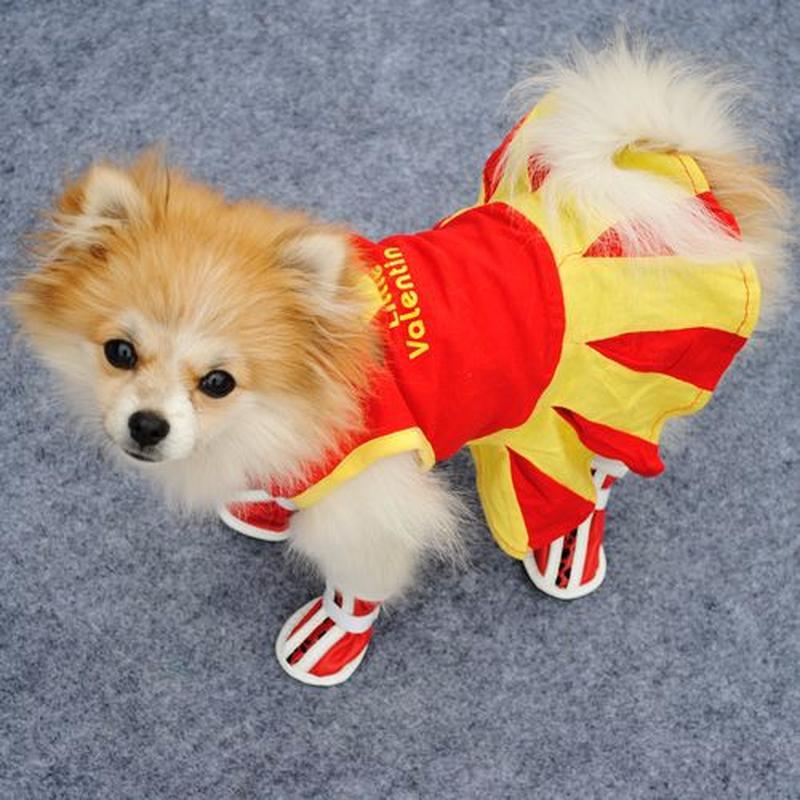 Puppy Princess Dress - Cotton Summer Pet Clothes